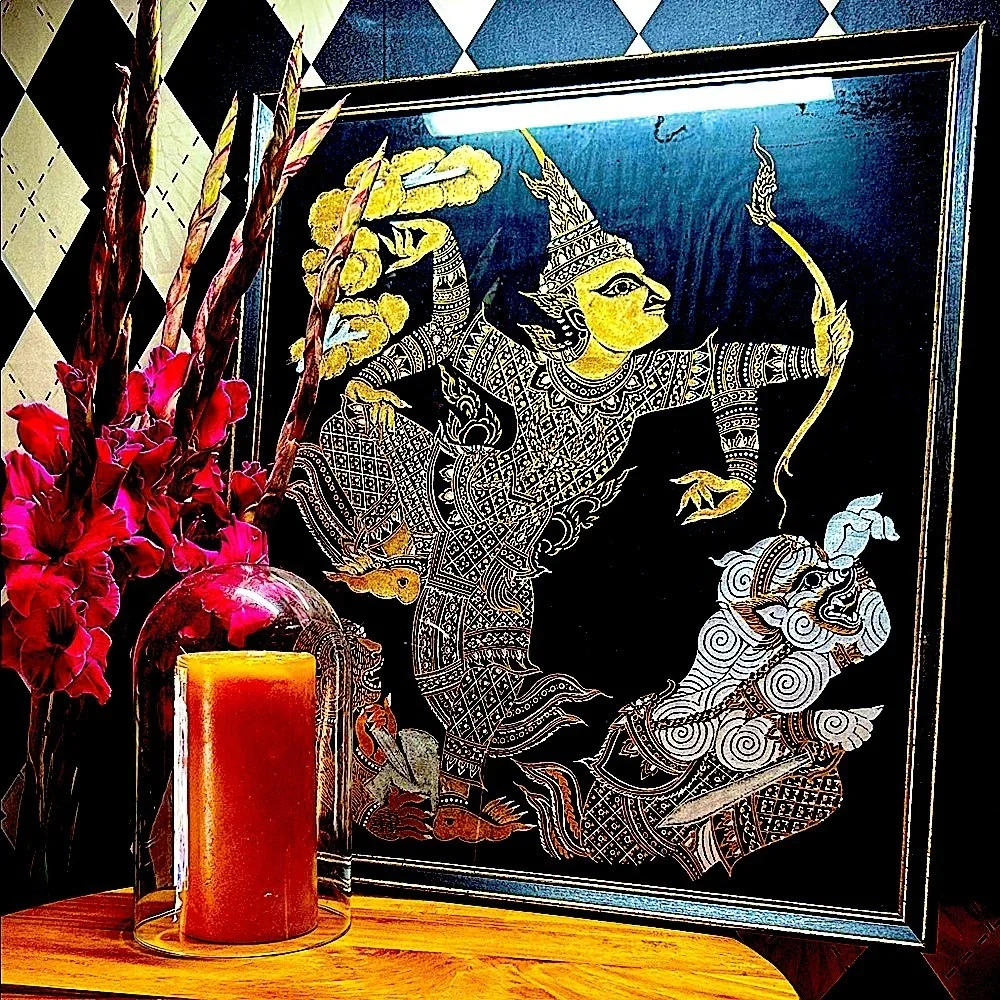 Large Thai Temple Silk Art 20